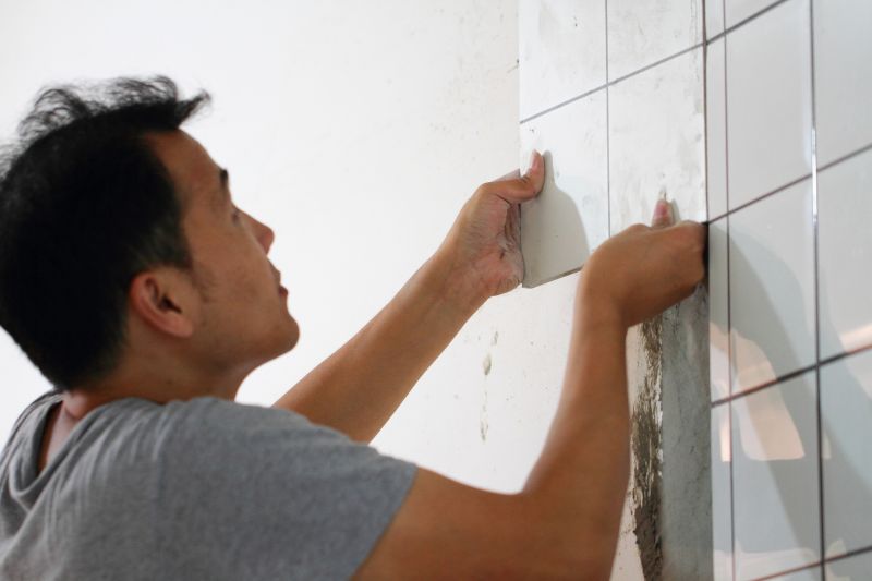 Tin Wall Tile Installation